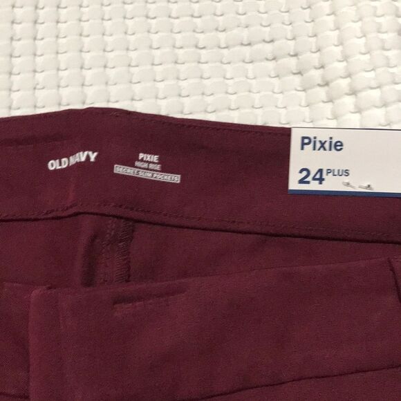 NWT- Old Navy - 0, 10 tall, 24 & 26+. Pixie Pant - Picture 5 of 9